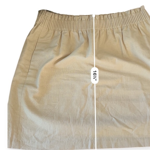 J. Crew linen blend skirt women’s size 8 - Picture 6 of 6